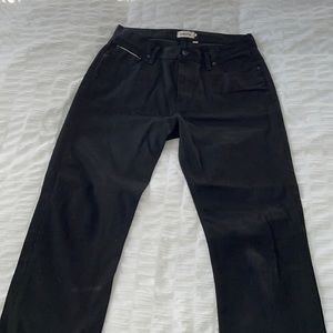 Black denim jeans